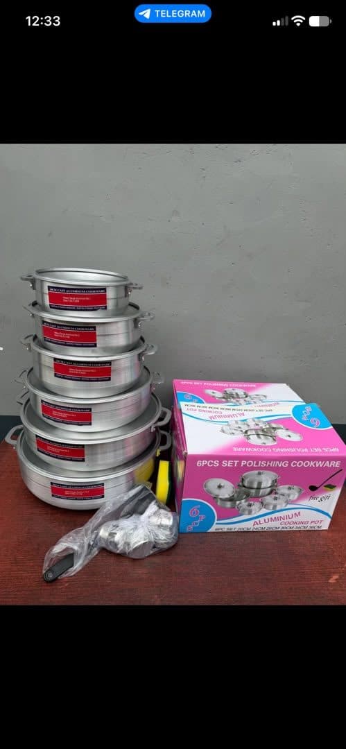 Polishing cook ware